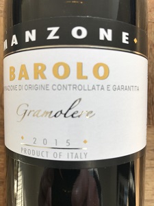 Barolo Gramolere 2015, Manzone